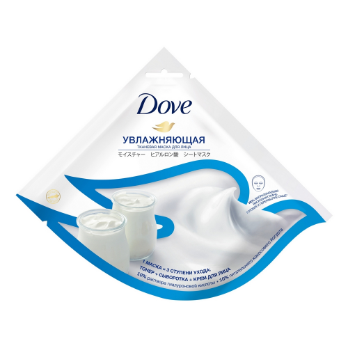 Маска тканевая для лица Dove увлажняющая 10 г