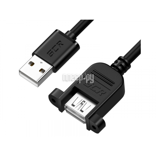 Кабель GCR USB A-USB A вилка-розетка м (GCR-52442)