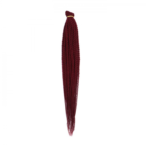 Сенегал твист, 55-60 см, 100 гр (CE), цвет бордовый(#BUG) 7364352