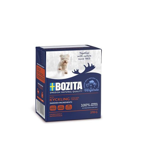 Влажный корм для щенков BOZITA Naturals, курица, 370г
