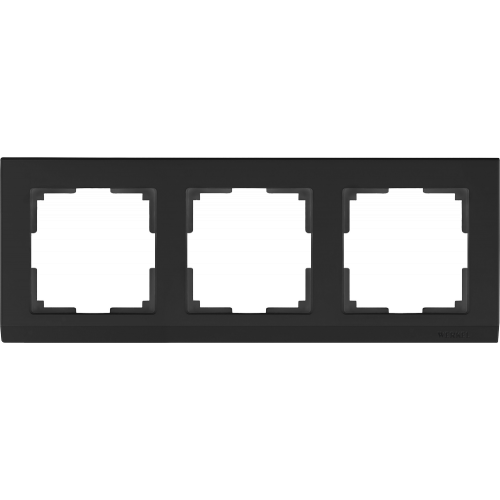 Рамка для выключателя Werkel WL04-Frame-03-black a029216 черный