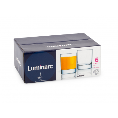 Набор стаканов Luminarc исландия 300 мл 6шт