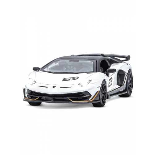 Машинка инерционная Автопанорама 1:32 Lamborghini SVJ, белый