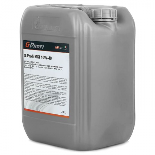 Моторное масло Gazpromneft G-Profi MSI 10W40 20 л