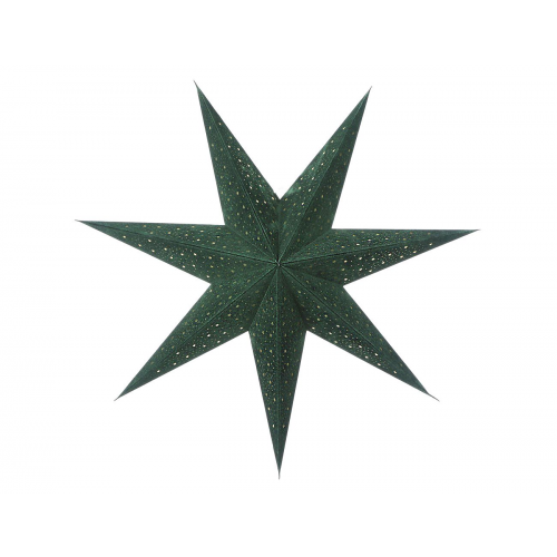 Подвесная бумажная звезда ИЗАРРА, зелёная, 75 см, Edelman