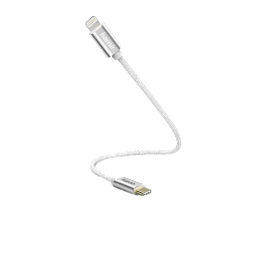 Кабель Hama 0,2 м Lightning USB Type-C White (00187209)