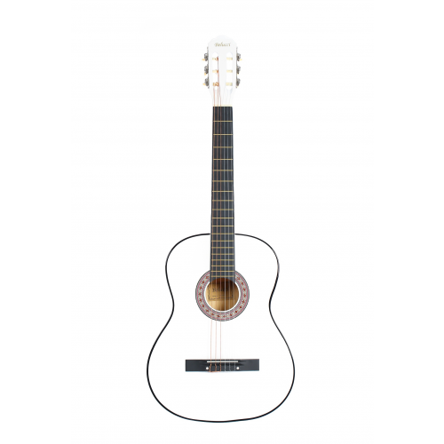 Классическая гитара с анкером,глянцевая,Белая.Липа 4/4 (39 дюйм) Belucci BC3905 WH
