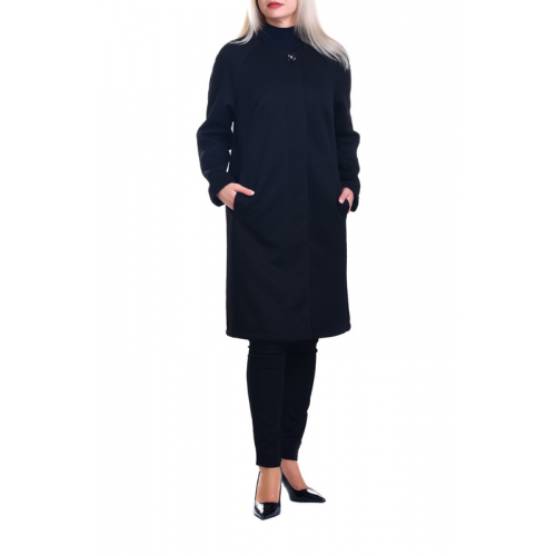Пальто женское OLSI 1916001 черное 62 RU