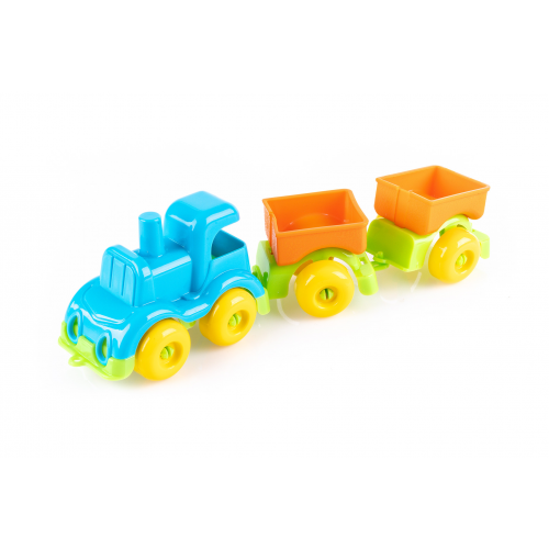 Игровой набор Железная дорога с паровозом и вагонами