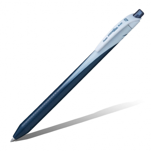 Ручка гелевая Pentel EnerGel PBL437-СA, темно-синяя, 0,7 мм, 1 шт