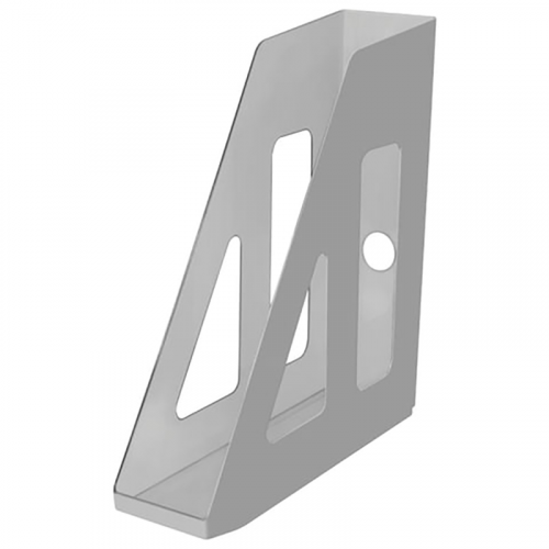 Лоток вертикальный для бумаг СТАММ Фаворит (235х240 мм), ширина 90 мм, прозрачный, ЛТ701