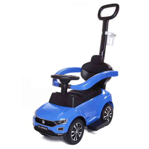 Каталка детская Baby Care Volkswagen T-Rock кожаное сиденье New_Синий (Blue)