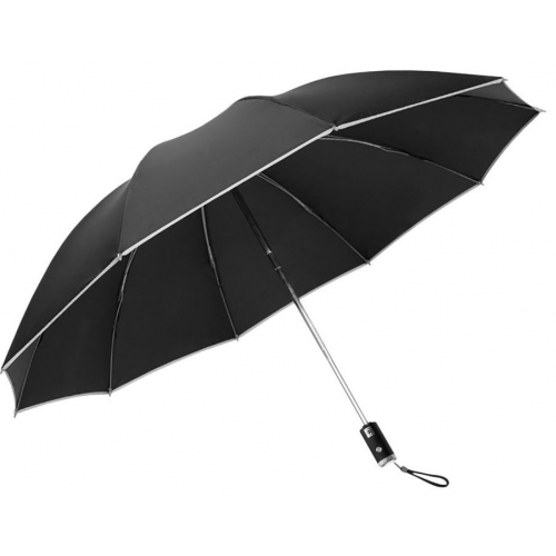 Зонт складной унисекс автоматический Zuodu Automatic Umbrella LED black