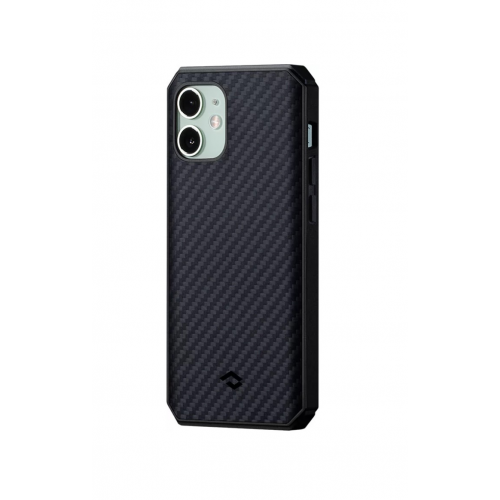 Чехол Pitaka для iPhone 12 mini черно-серый (KI1201MMP) (KI1201MMP)