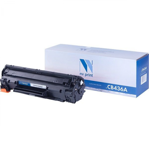 Картридж для лазерного принтера NV Print NV-CB436A черный, совместимый