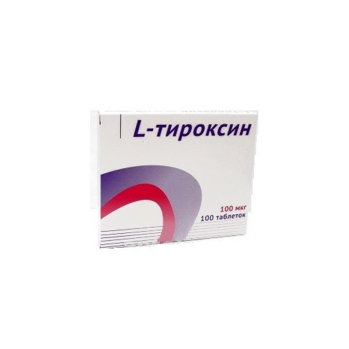 Л-тироксин 100 таблетки 100мкг 100 шт