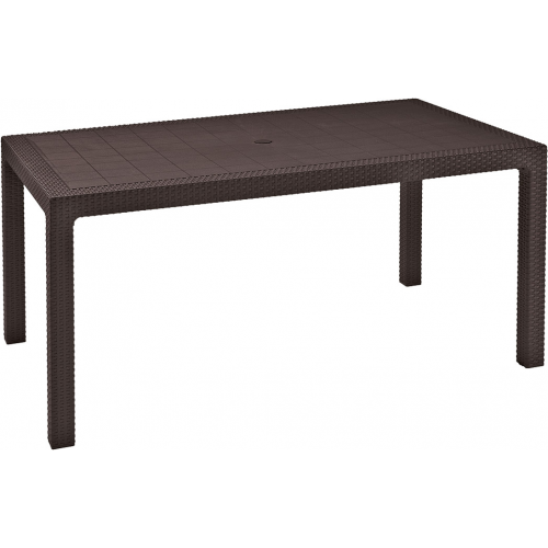 Стол для дачи обеденный Keter Melody 160,5х94,5х74,5 см коричневый