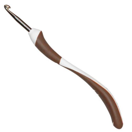Крючок для вязания ADDI с эргономичной пластиковой ручкой addiSwing 5мм, 16см, 140-7/5-16