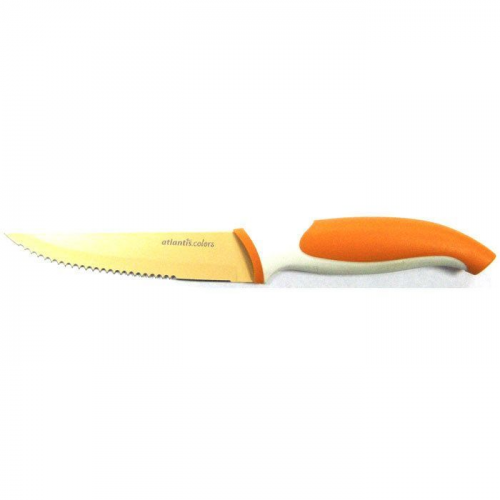Нож кухонный ATLANTIS 10 см цвет оранжевый L-5K-O