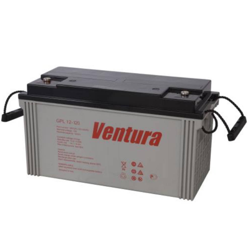 Аккумулятор Ventura GPL 12-120 12В 125Ач 408x172x227 мм Прямая (+-)
