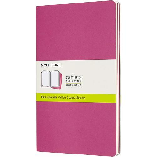 Блокнот Cahier Journal Large, 80 страниц, нелинованный, 13 х 21 см, розовый неон