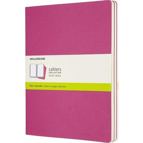 Блокнот Cahier Journal Xlarge, 120 страниц, нелинованный, 19 х 25 см, розовый неон
