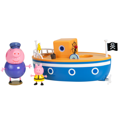 Игровой набор Peppa Pig для ванны Корабль дедушки Пеппы