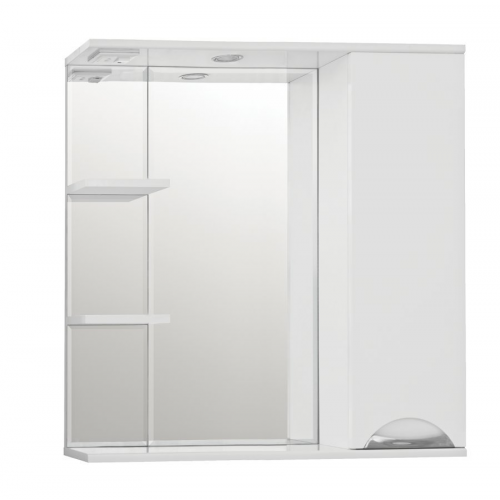 Зеркальный шкаф Style Line Жасмин 80/С белый