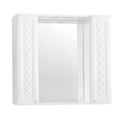 Зеркальный шкаф Style Line Канна 90/С белый