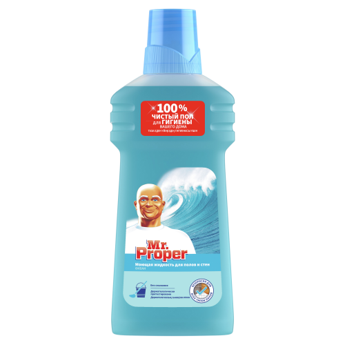 Универсальное чистящее средство для мытья полов Mr. Proper океан 500 мл
