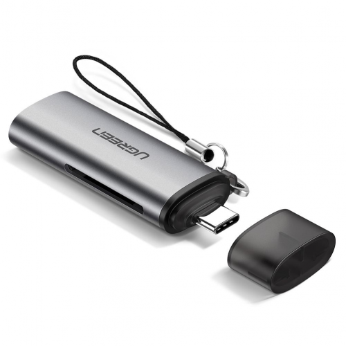 Кардридер Ugreen USB-C 3.1 для карт памяти TF / SD - USB-C SD Card Reader