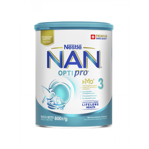 Молочная смесь NAN Optipro 3 от года 800 г
