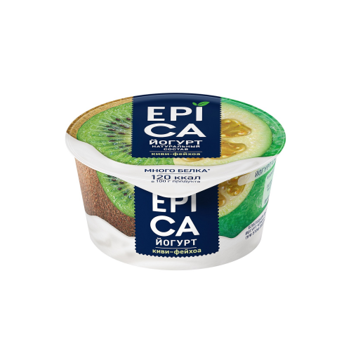 Йогурт Epica киви/фейхоа 4,8% 130г бзмж