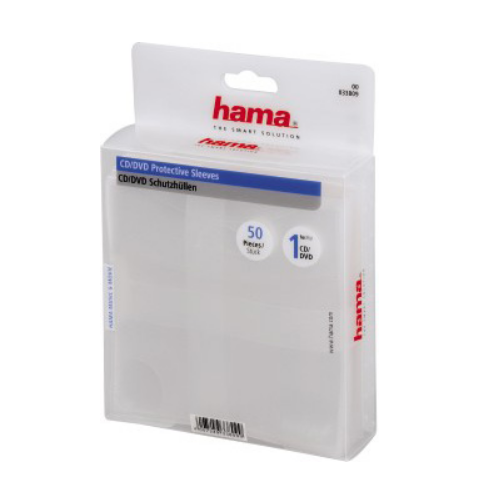 Конверты для CD/DVD дисков Hama H-33809 50шт