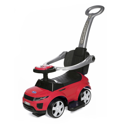 Каталка Baby Care Sport car с резиновыми колесами красная