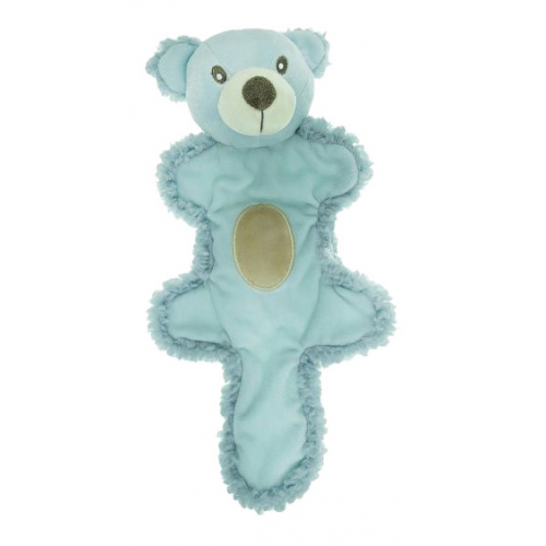 Мягкая игрушка для собак Aromadog Мишка с хвостом, голубой, длина 25 см