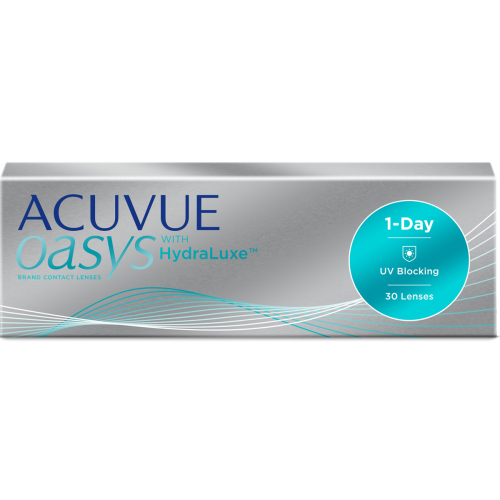 Контактные линзы Acuvue Oasys 1-Day with HydraLuxe 30 линз R 8,5 -0,75