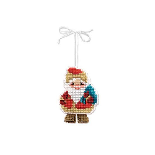 Набор для вышивания РИОЛИС Новогодняя игрушка Дедушка Мороз