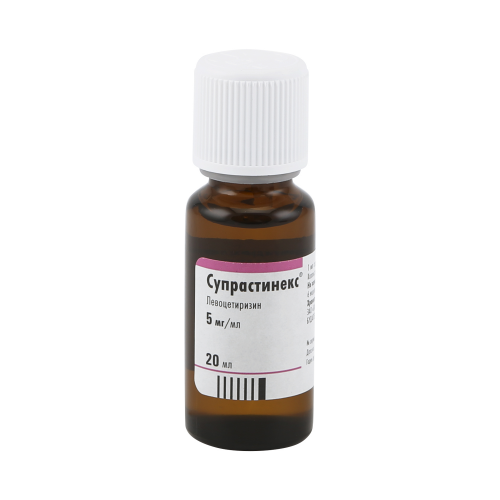 Супрастинекс капли 5 мг/мл 20 мл