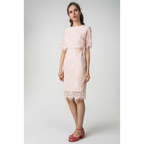 Платье женское Fashion Confession 005429-2 розовое 46 RU