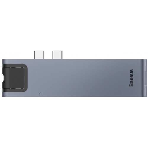 USB-концентратор Baseus Thunderbolt C+Pro (CAHUB-L0G) для MacBook Pro (Deep Grey)