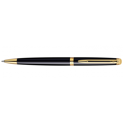 Ручка шариковая Waterman Hemisphere Mars Black GT, 0,8 мм синяя, корпус чёрный/золото