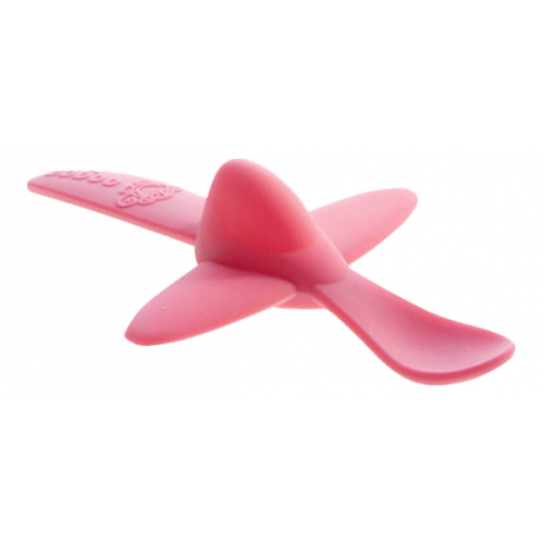 Ложка детская Oogaa Ложка розовая в форме самолета