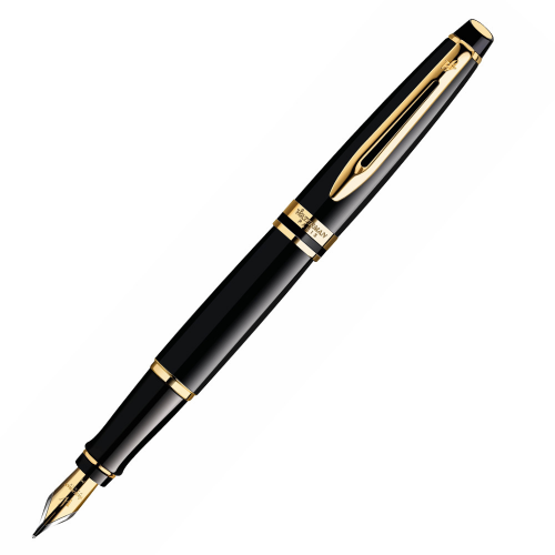 Ручка перьевая Waterman Expert - Black GT, F