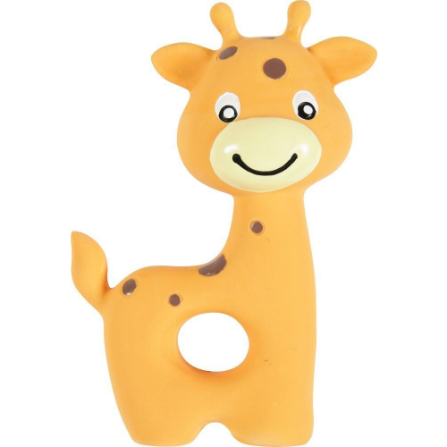 Жевательная игрушка для собак ZOLUX Жирафик, оранжевый, 12 см