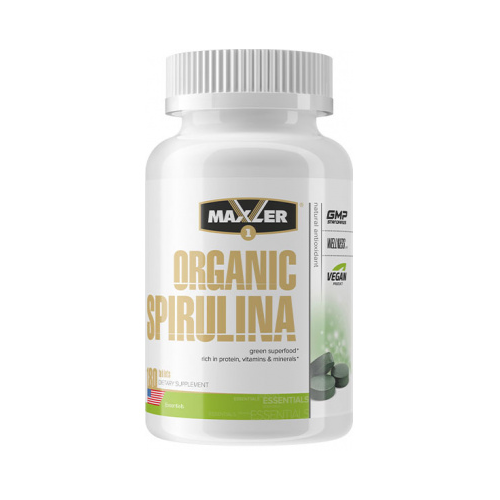 Maxler Organic Spirulina 500 mg 180 tab (180 таб)