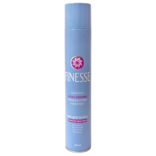 Лак для волос Finesse Extra Control Fragrance-free Hairspray 400 мл