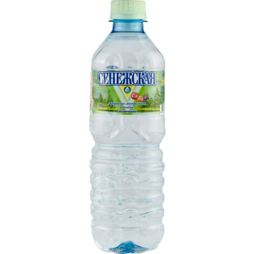 Вода минеральная Сенежская негазированная пластик 0.5 л