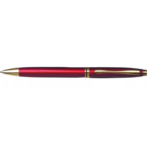 Ручка шариковая Brauberg De Luxe Red 141413, синяя, 1 мм, 1 шт