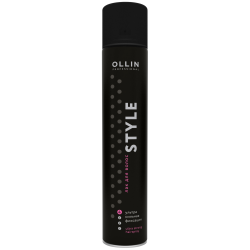 Лак для волос Ollin Professional Style Ультрасильной фиксации 500 мл